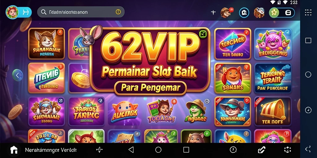 Tampilan gameplay menarik dari 62VIP dengan efek visual yang memukau.
