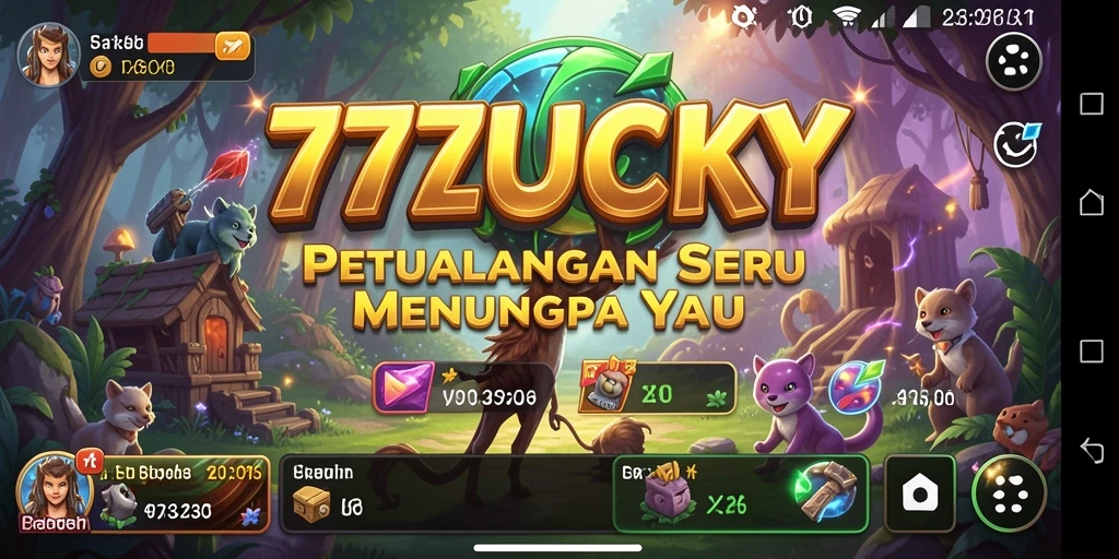 Tampilan gameplay seru dalam 777LUCKY yang menantang.