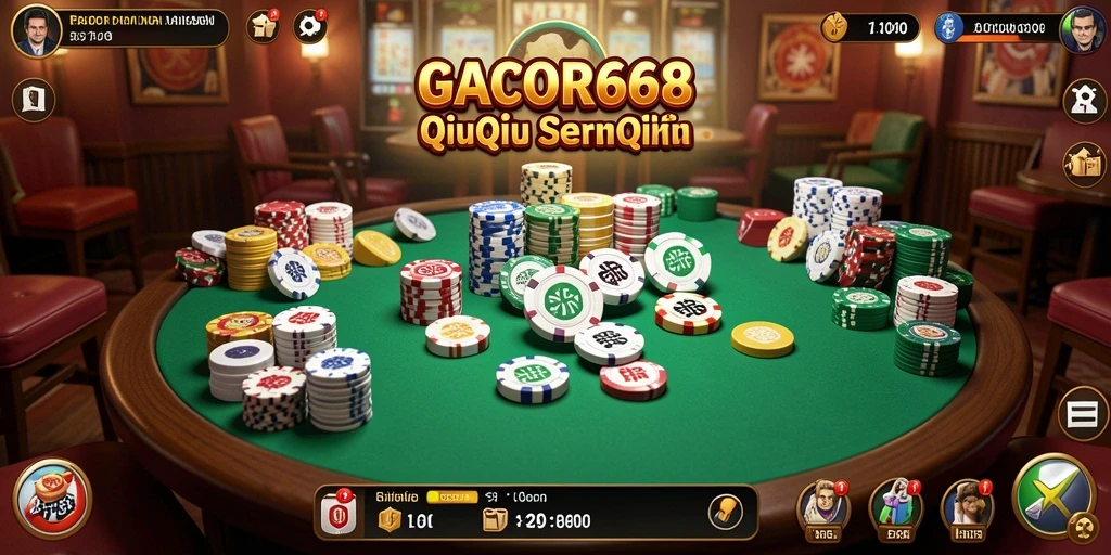 Tampilan gameplay seru di GACOR668 saat bermain QiuQiu.