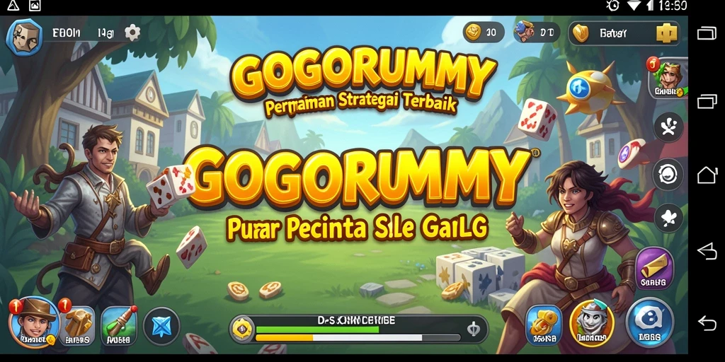 Tampilan menarik dari gameplay seru GOGORUMMY.