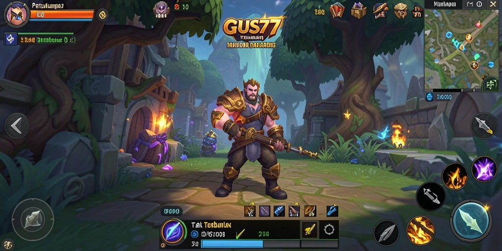 Gameplay GUS77 yang menegangkan dengan pertarungan epic di dunia fantasi.