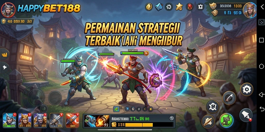 Tampilan permainan SLG yang seru dan menantang di HAPPYBET188.