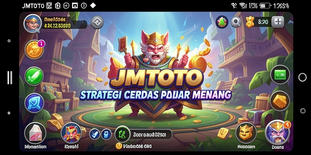 Tampilan gameplay mendebarkan JMTOTO dengan strategi cerdas.