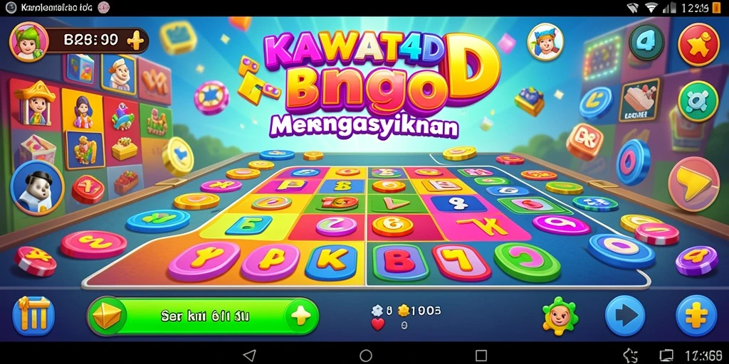 Tampilan gameplay seru KAWAT4D dengan banyak pemain Bingo.