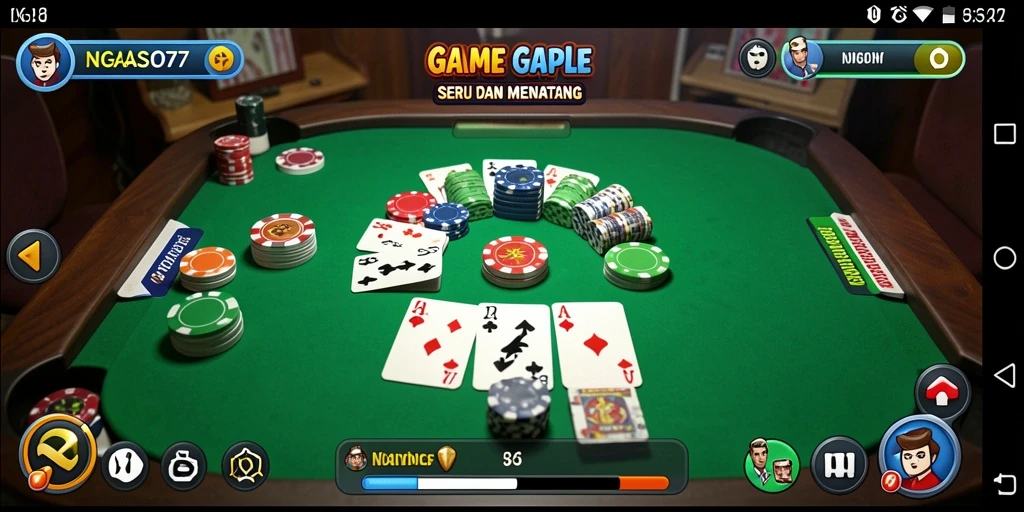 Tampilan gameplay NGASO77 yang seru dan interaktif.