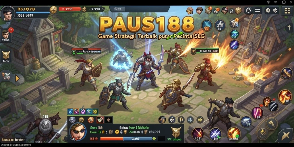 Tampilan gameplay menegangkan dan strategi dalam PAUS188.