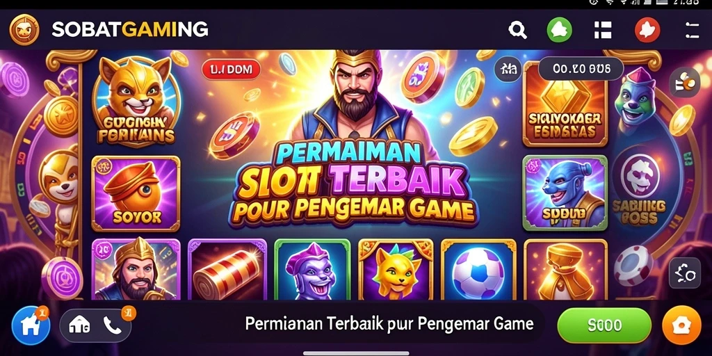 Tampilan menarik dari gameplay Slot SOBATGAMING.