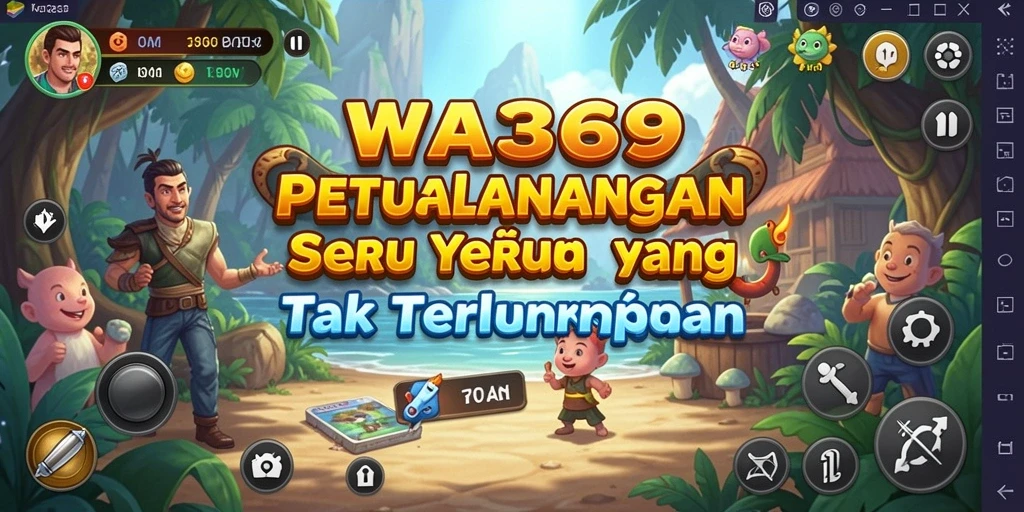 Skrinsut gameplay epik WA369 dalam petualangan